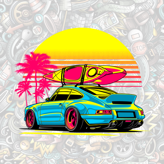 Beach Porsche